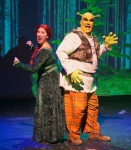 Shrek and Fiona.