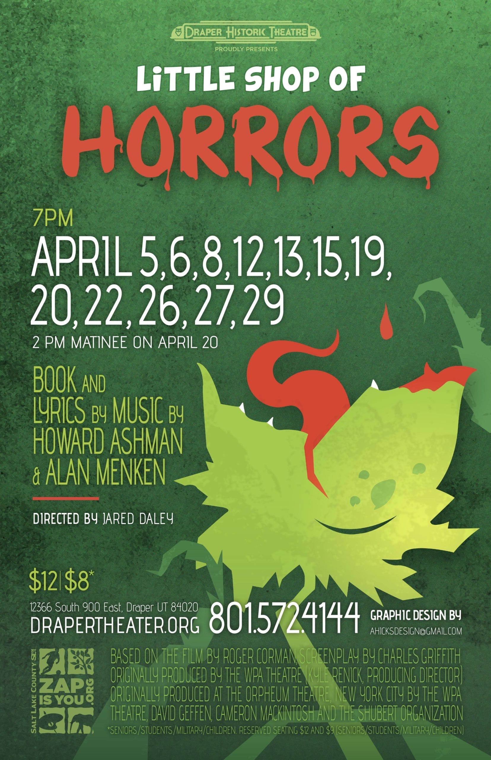 Promising cast devoured by plant at Draper Historic Theatre | Utah ...