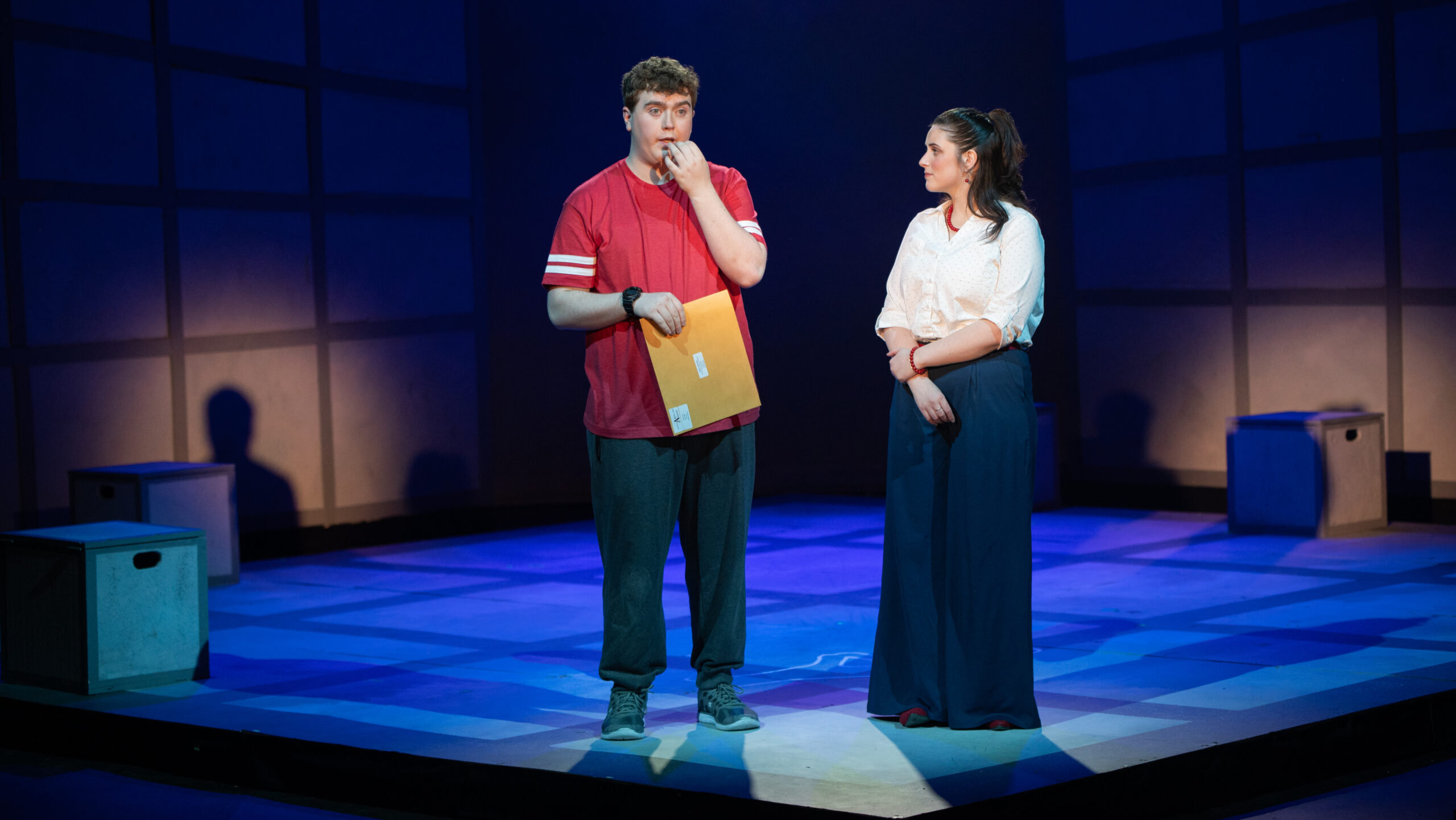 Utah State University ; Department of Theatre Arts; THE CURIOUS INCIDENT OF THE DOG IN THE NIGHT-TIME ; 2025 ; Cache County ; Logan ; Morgan Theatre