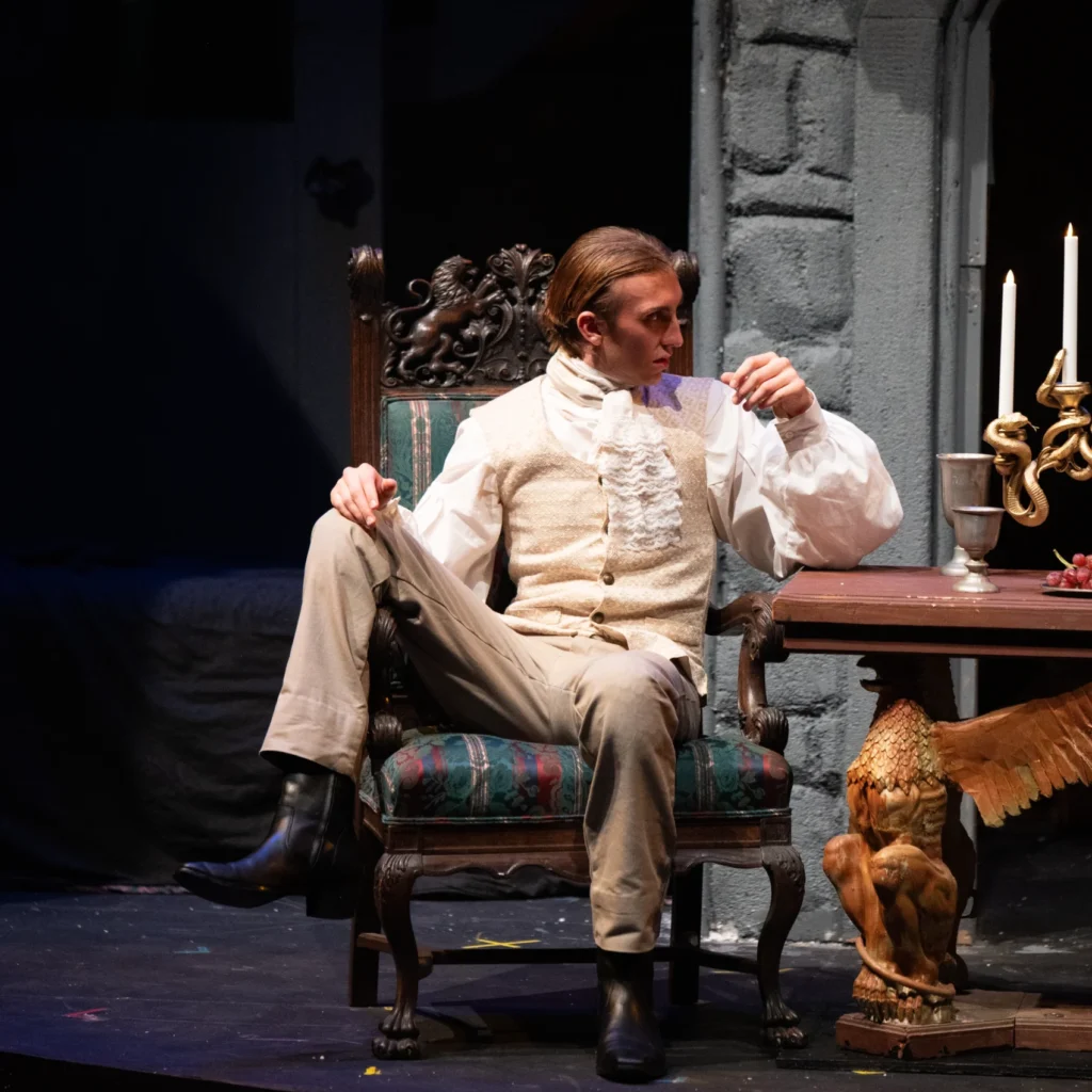 Utah State University production of Dracula a feminist revenge tragedy. September 2025