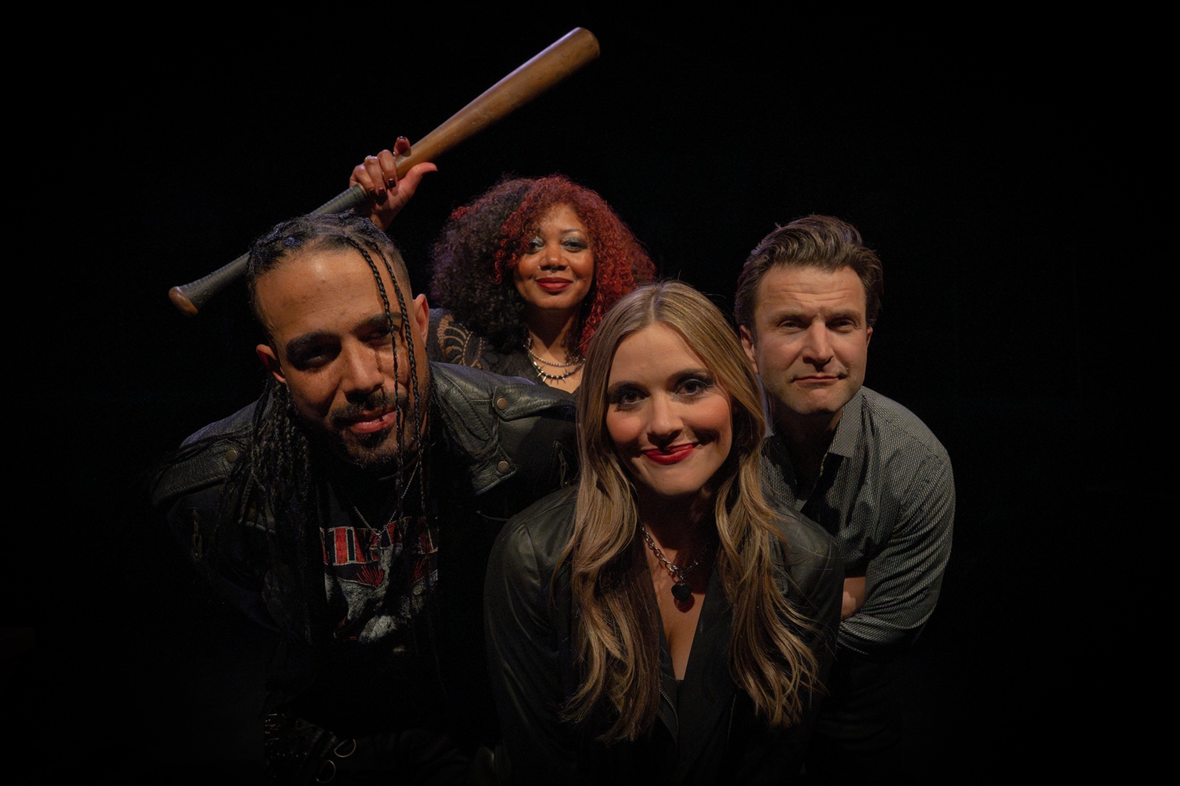 Gray Aydelott, Latoya Cameron_, Collette Astle_, M. Scott McLean_, Photo by Nick Fleming Courtesy of Salt Lake Acting Company