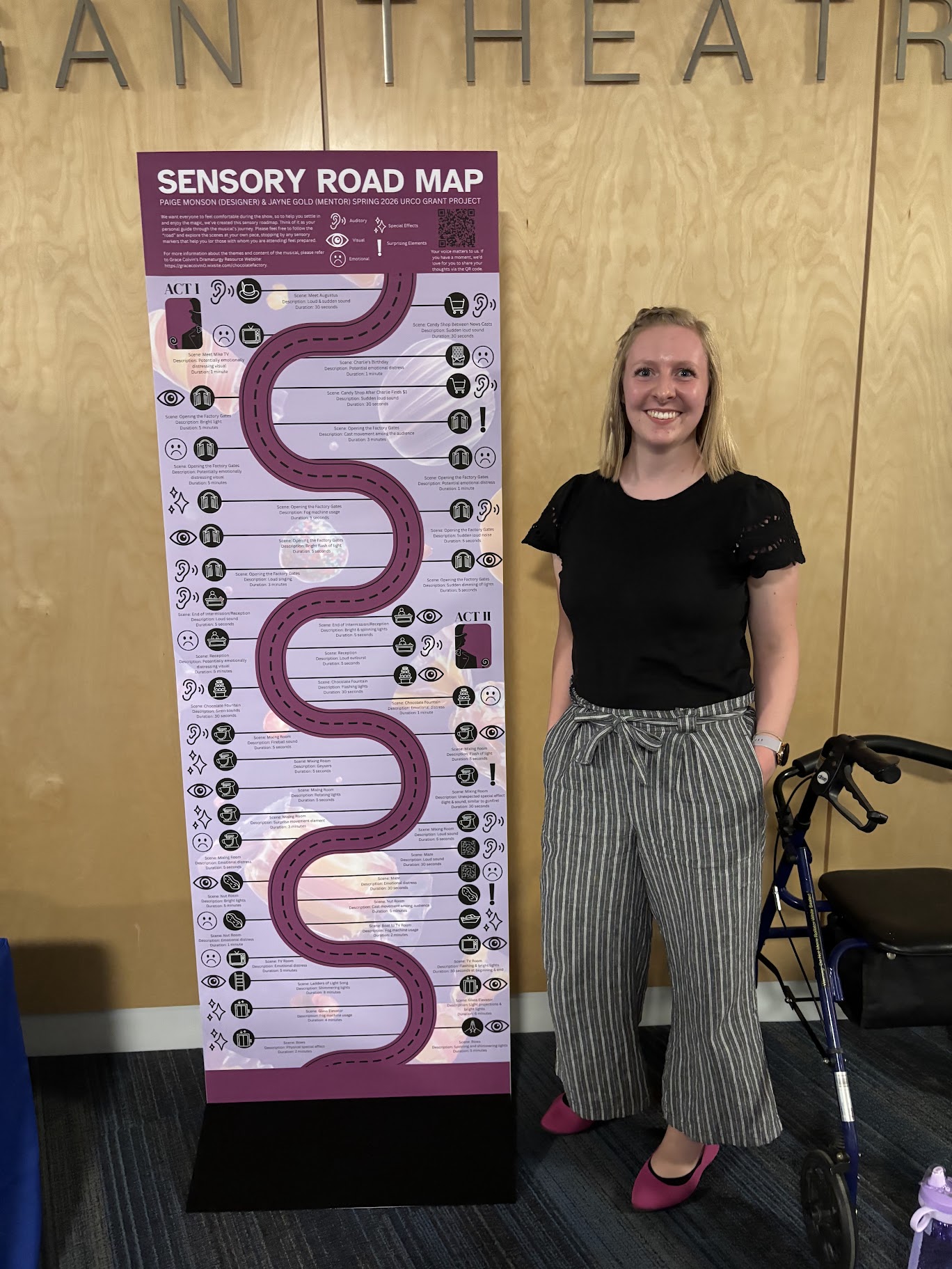 Paige Monson with Sensory Road Map